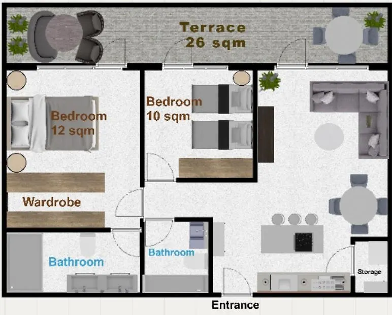 Apartmán Jade Luxury Home In A Brand New Exclusive Complex With Mountain And Seaview, 100 Metres From Fuengirola Beach, Free Private Parking